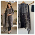 Gajji silk printed unstitched ladies suit Rc19311 (c)