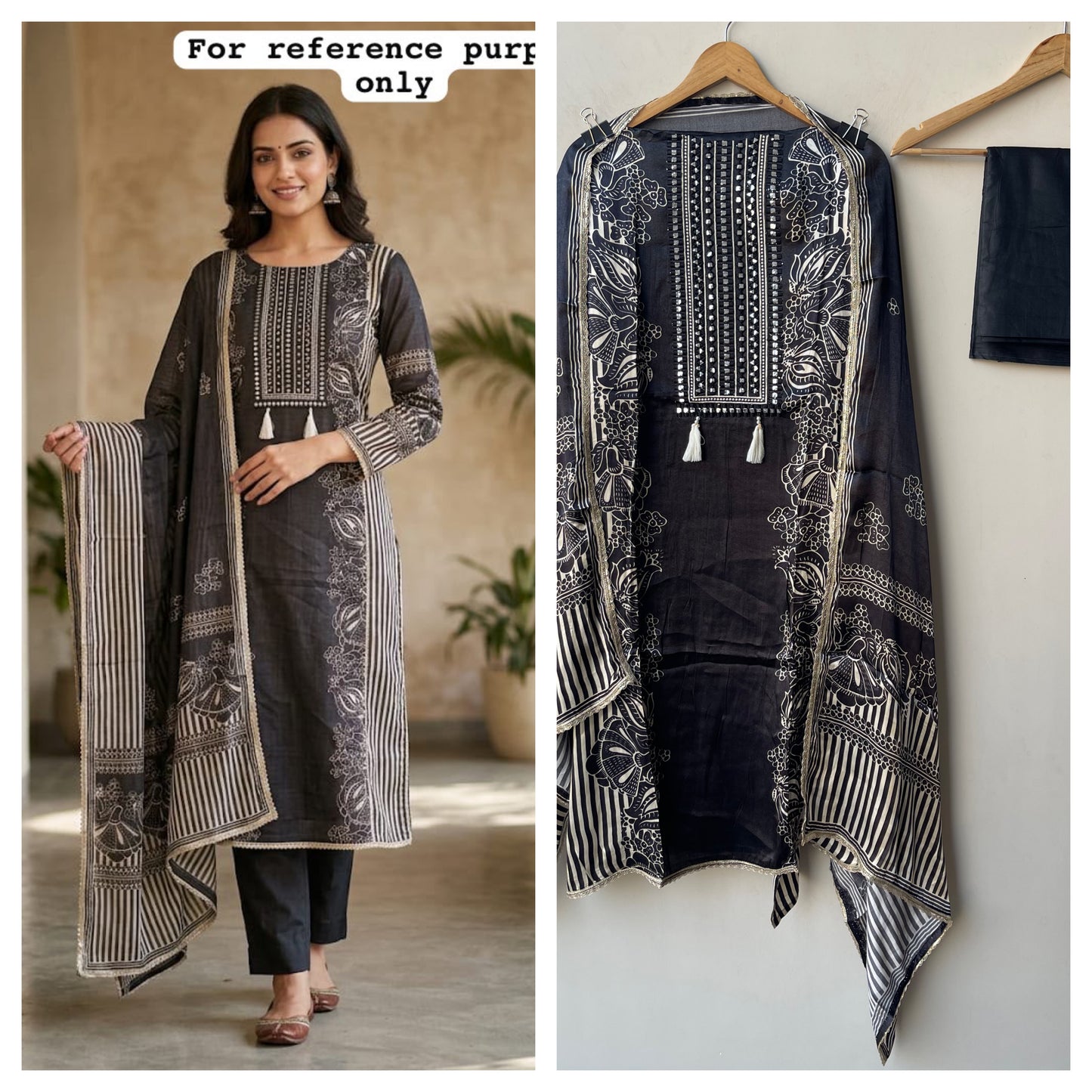 Gajji silk printed unstitched ladies suit Rc19311 (c)