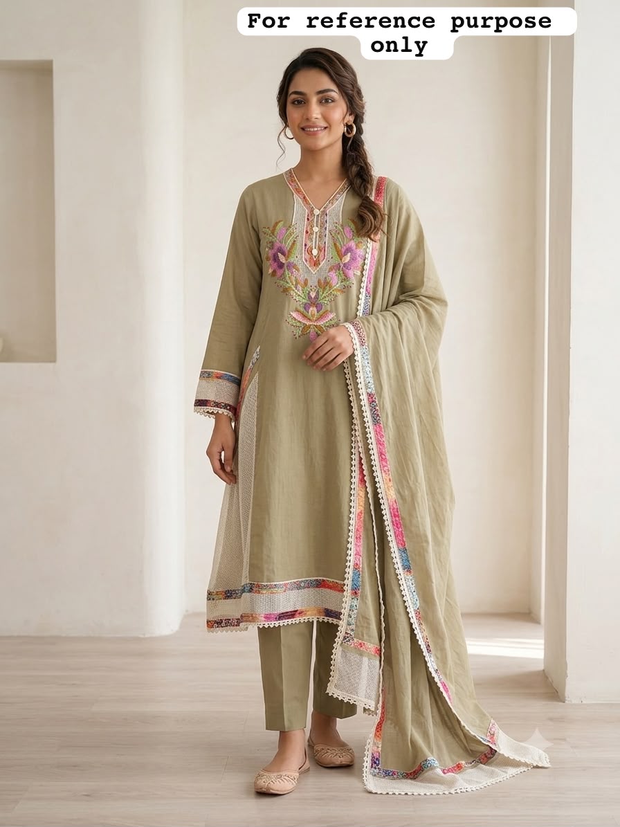 Mul cotton unstitched ladies suit Rc19230 (a)