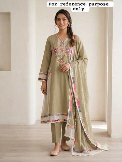 Mul cotton unstitched ladies suit Rc19230 (a)