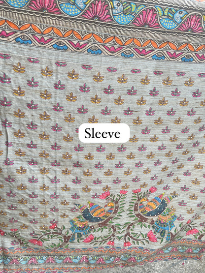 Pure khadi linen unstitched ladies suit Rc18491 (b)