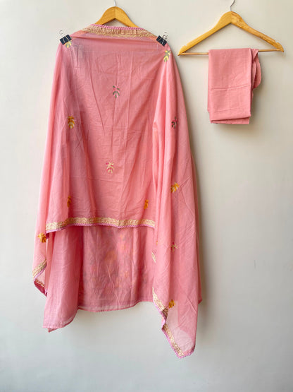 Mul chanderi unstitched ladies suit Rc18955