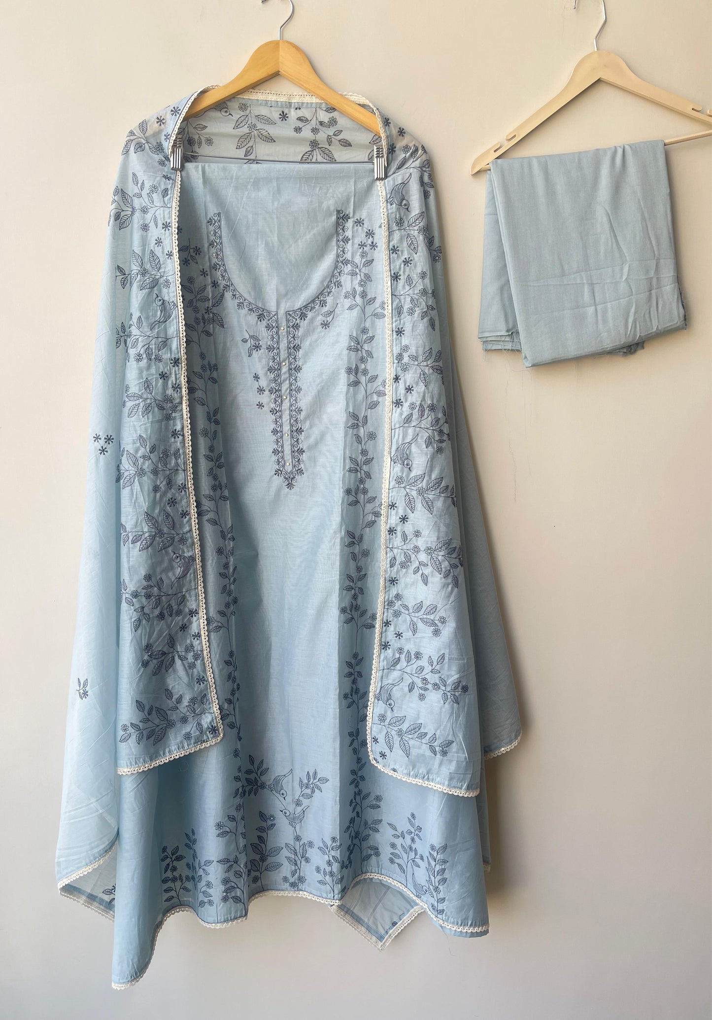 Mul Chanderi Unstitched Ladies Suit RC-18739 – view 6