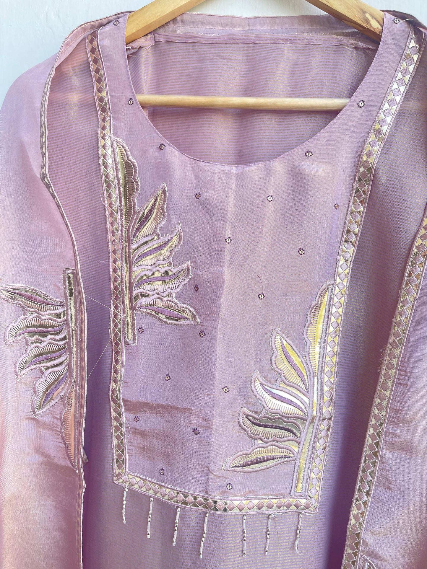 Shimmer silk unstitched ladies suit Rc17882 (b)