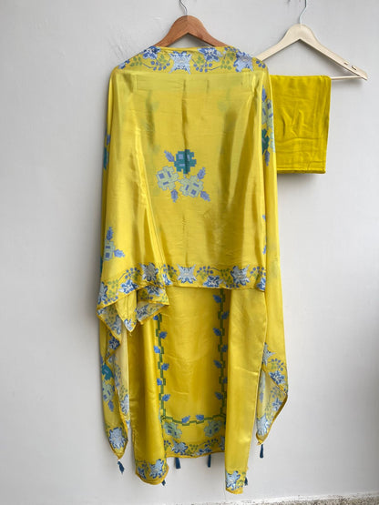Satin Crepe Unstitched Ladies Suit RC-18289 – view 7