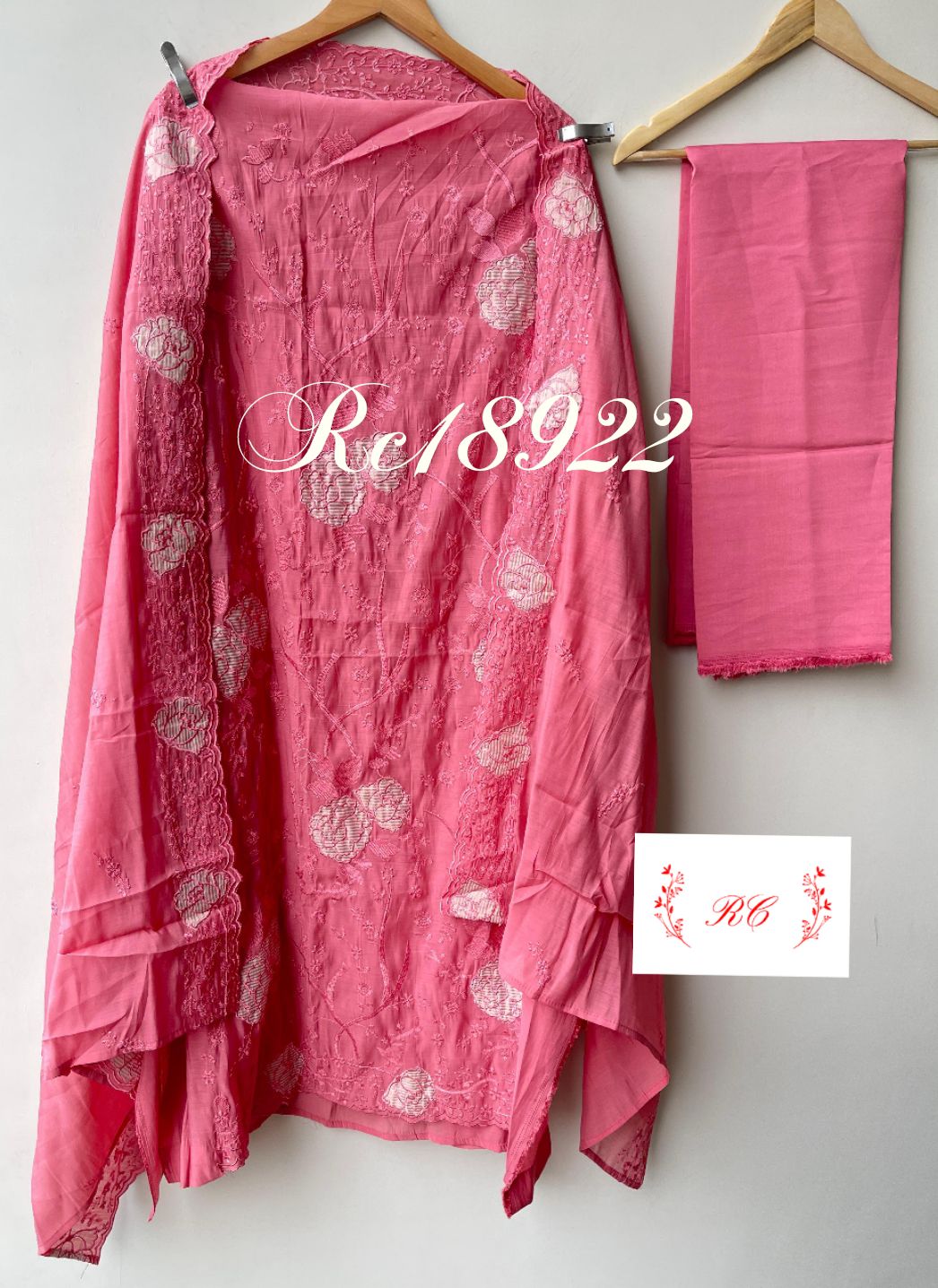 Mul chanderi unstitched ladies suit Rc18922