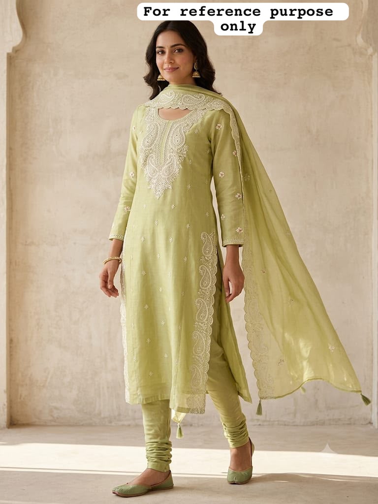 Organza unstitched ladies suit Rc19310 (a)