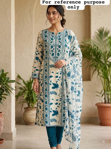 Cotton printed unstitched ladies suit Rc19262 (b)