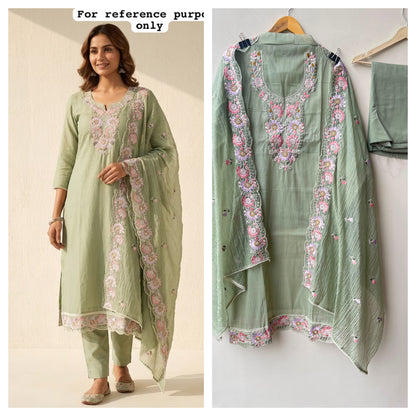 Mul cotton unstitched ladies suit Rc19081