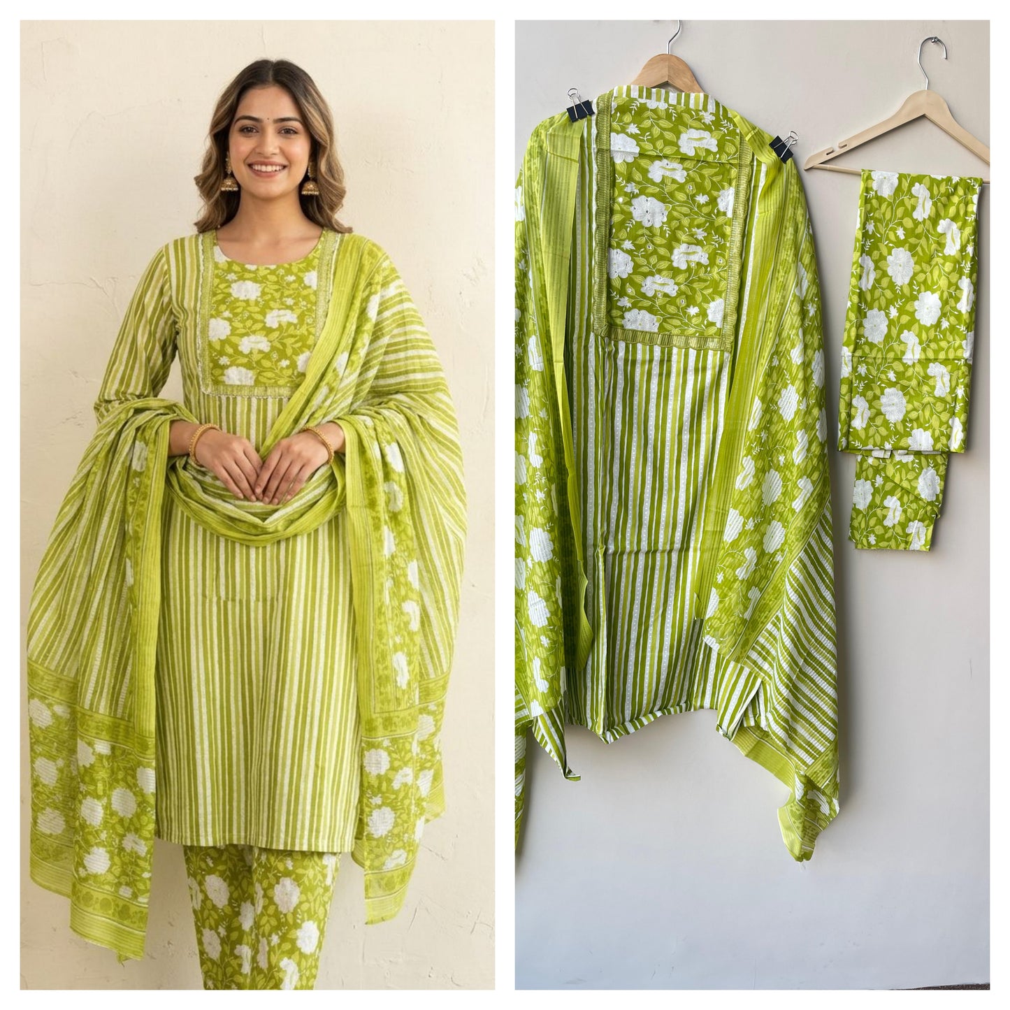 Cotton printed unstitched ladies suit Rc18909 (b)