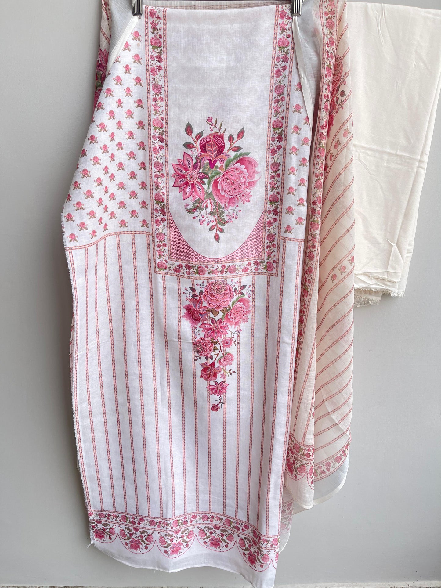 Cambrick cotton unstitched ladies suit Rc18444 (b)