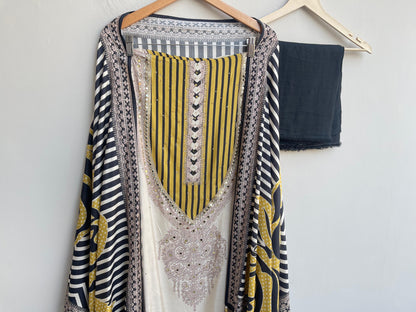 Muslin printed unstitched ladies suit Rc18374 (a)