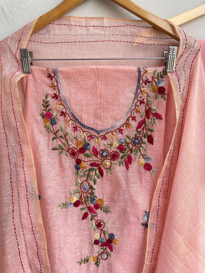 Khaadi mul chanderi ladies unstitched suit Rc18526 (a)