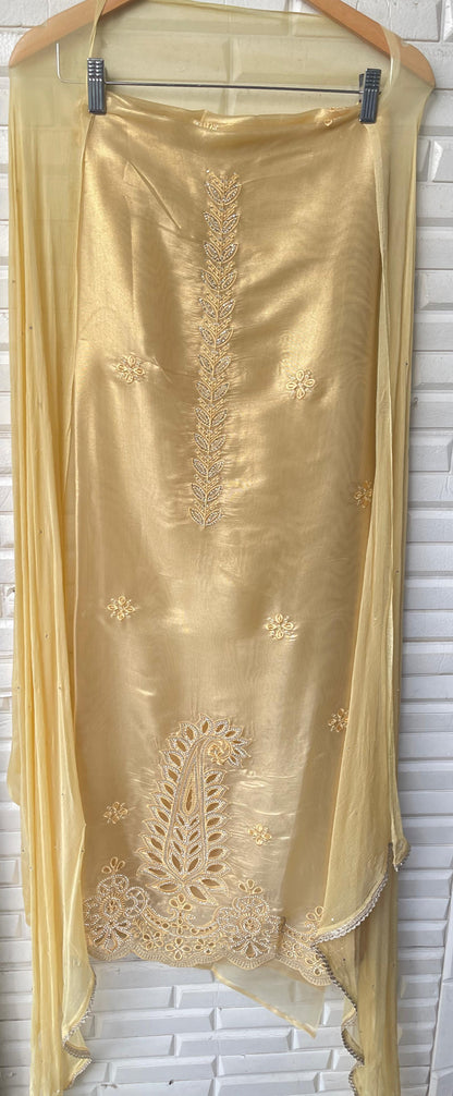 Shimmer paper silk unstitched ladies suit Rc17703 (c(