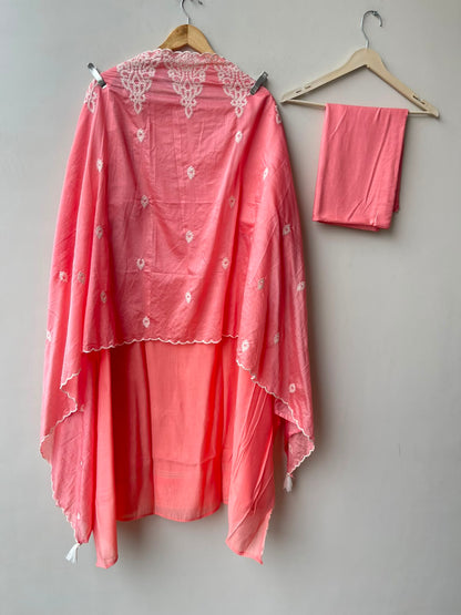 Mul chanderi unstitched ladies suit Rc19061