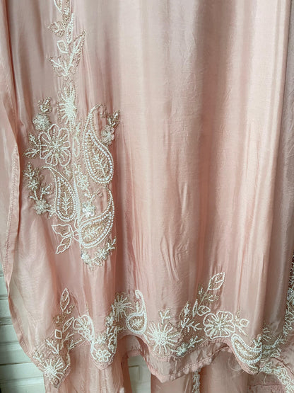 Muslin silk unstitched ladies suit Rc17620