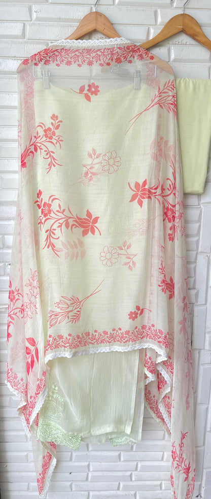 Organza unstitched ladies suit Rc17778 (c)