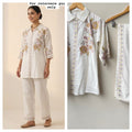 Soft cotton printed stitched ladies coord set Rc19197