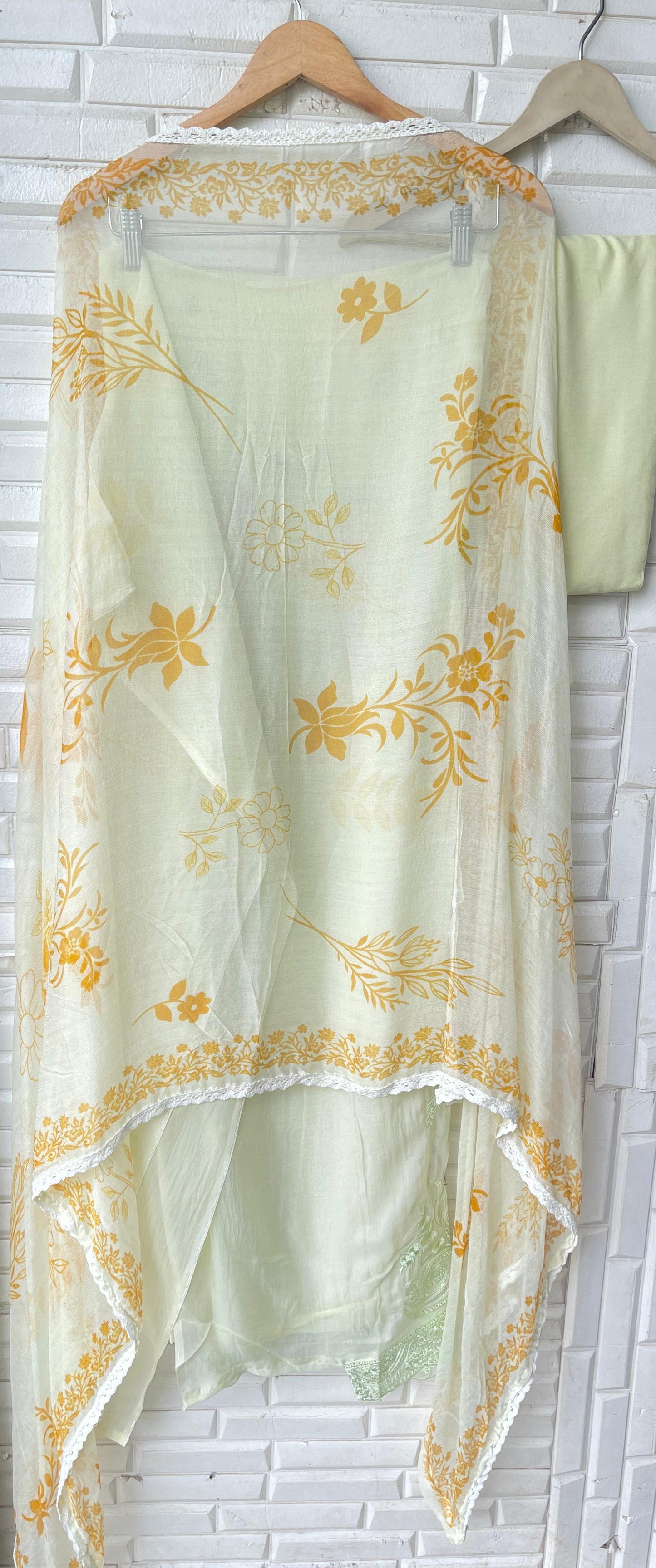 Organza unstitched ladies suit Rc17778