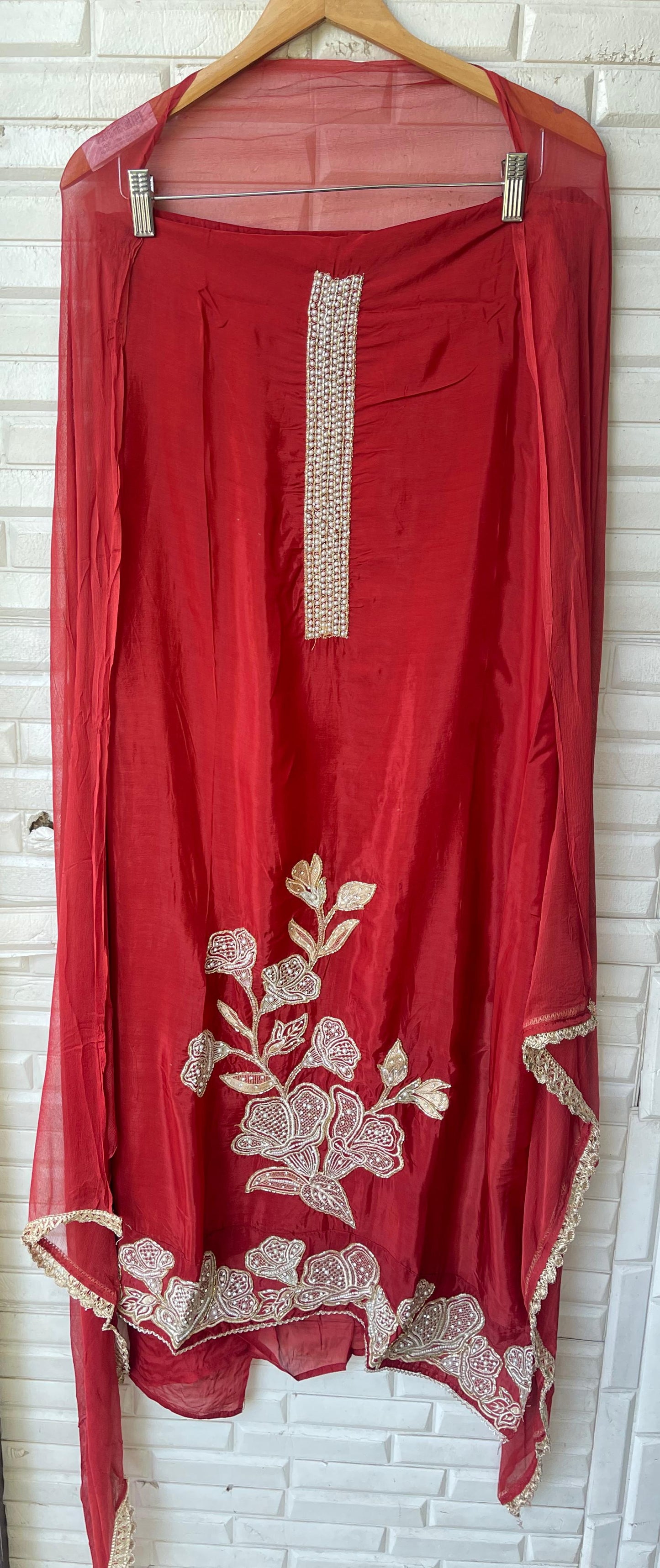 Organza unstitched ladies suit Rc17821 (a)