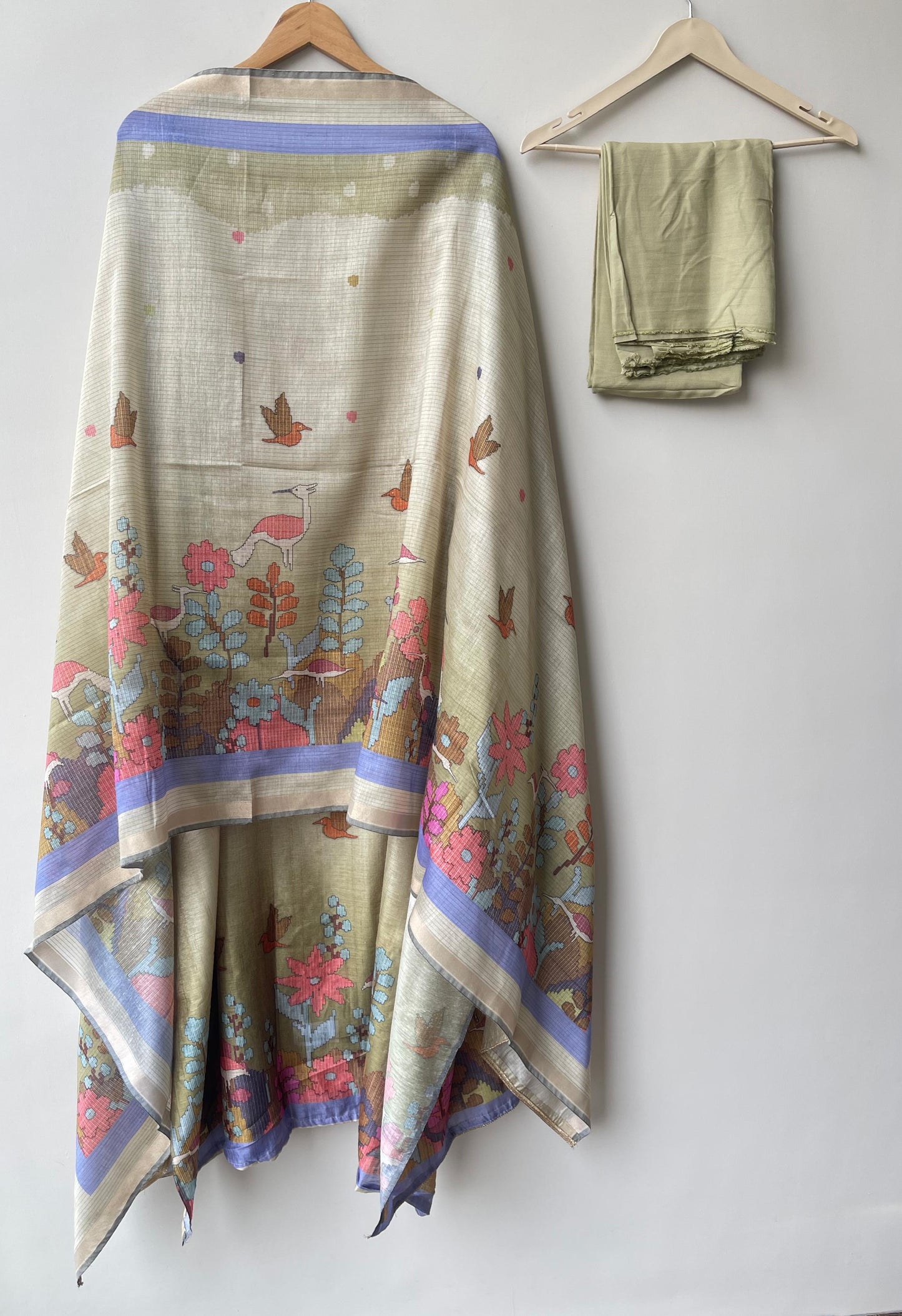Mul Chanderi Printed Ladies Unstitched Suit RC-18682 – view 7