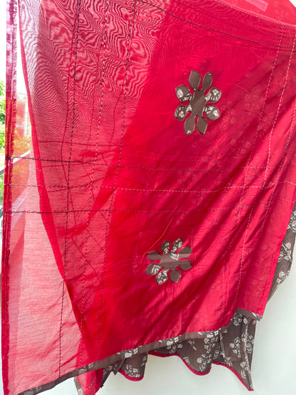 Cotton printed unstitched ladies suit Rc18982