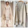 Pure self shimmer brocade silk unstitched ladies suit Rc19206