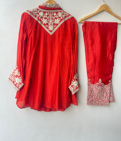 Chinnon fabric ladies stitched coord set Rc19125
