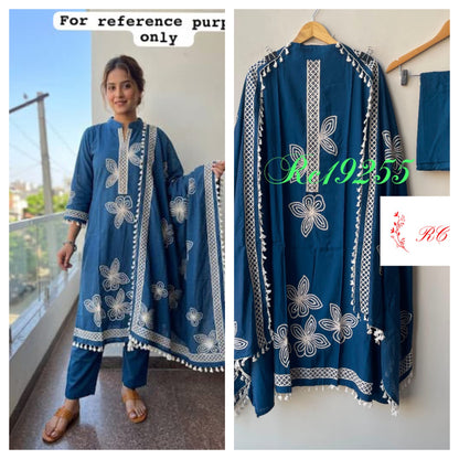 Mul chanderi unstitched ladies suit Rc19255 (a)