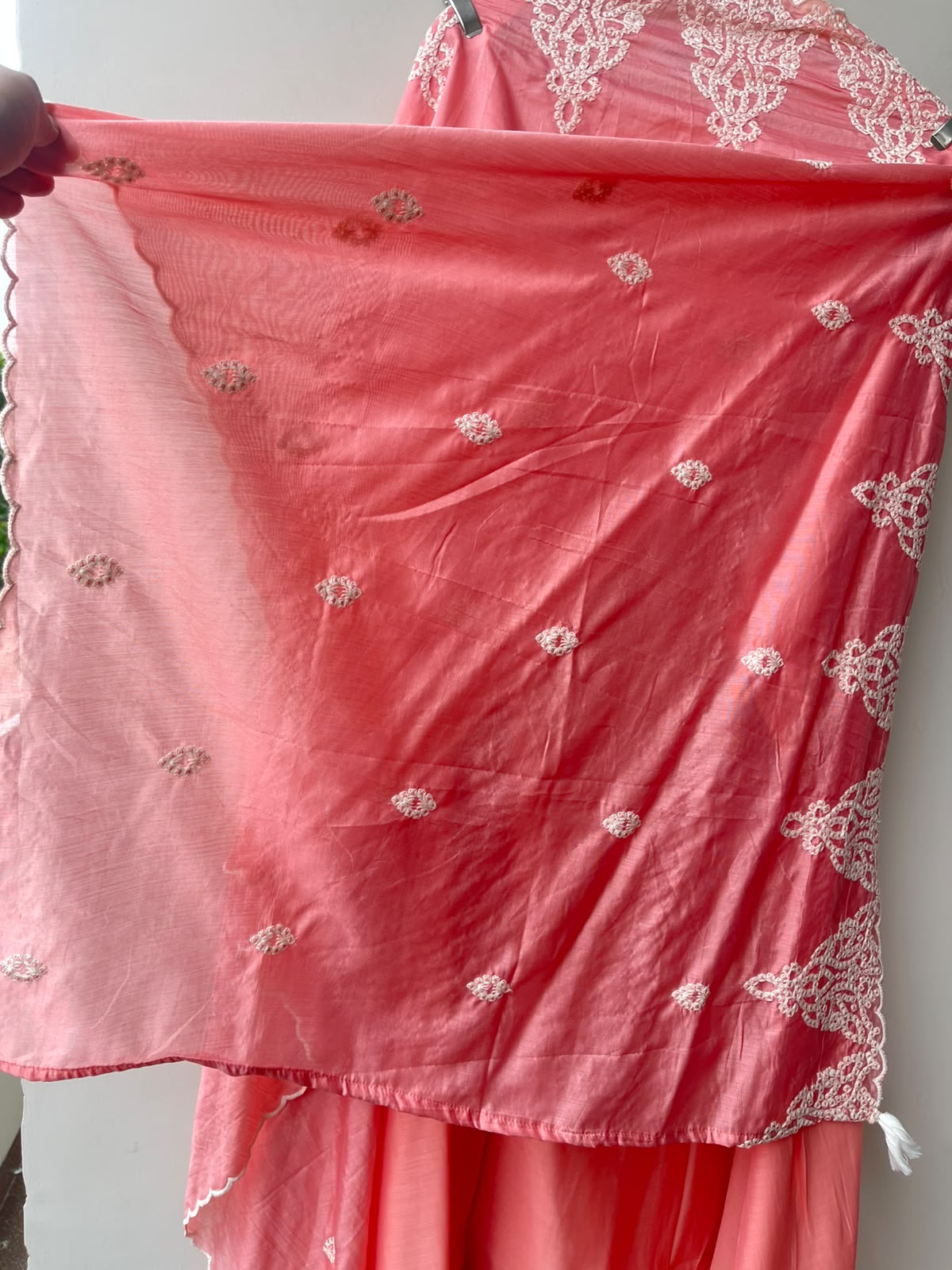 Mul chanderi unstitched ladies suit Rc19061