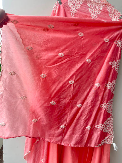 Mul chanderi unstitched ladies suit Rc19061