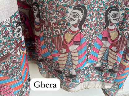 Linen printed unstitched ladies suit Rc18507