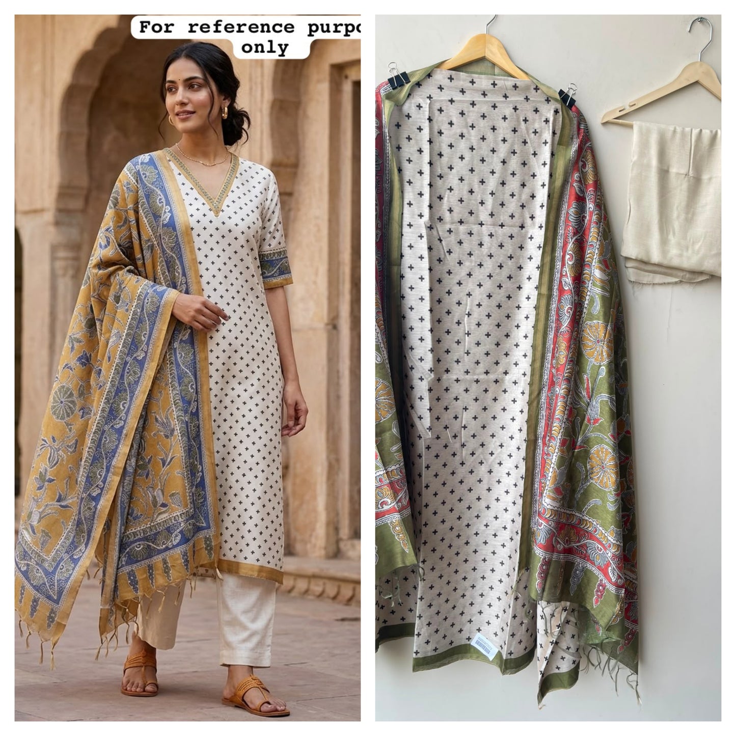Mul chanderi maheshwari ladies unstitched suit Rc19070 (b)