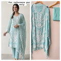 Organza Tuile fabric ladies unstitched suit Rc19131 (c)