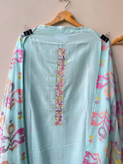 Mul chanderi unstitched ladies suit Rc19099