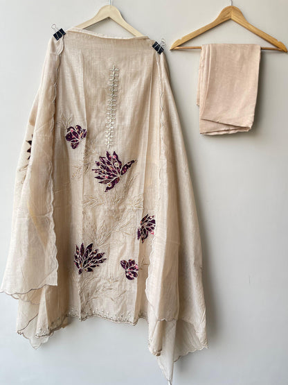 Mul chanderi unstitched ladies suit Rc18924 (a)