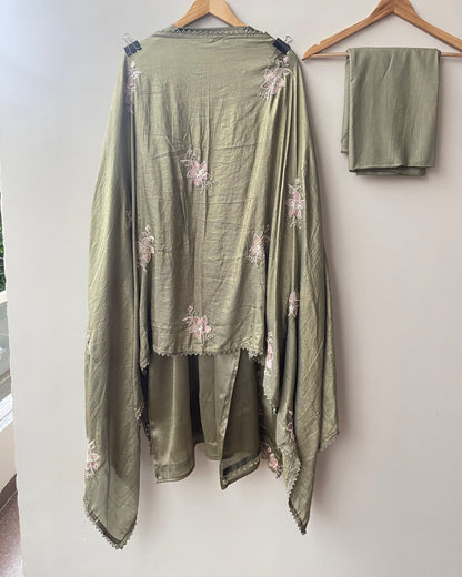 Shimmer giraffe silk ladies unstitched suit Rc19224