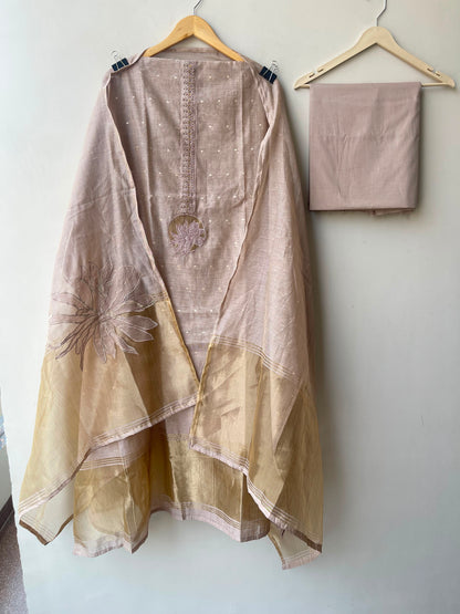 Banarasi mul chanderi ladies unstitched suit Rc19046 (b)