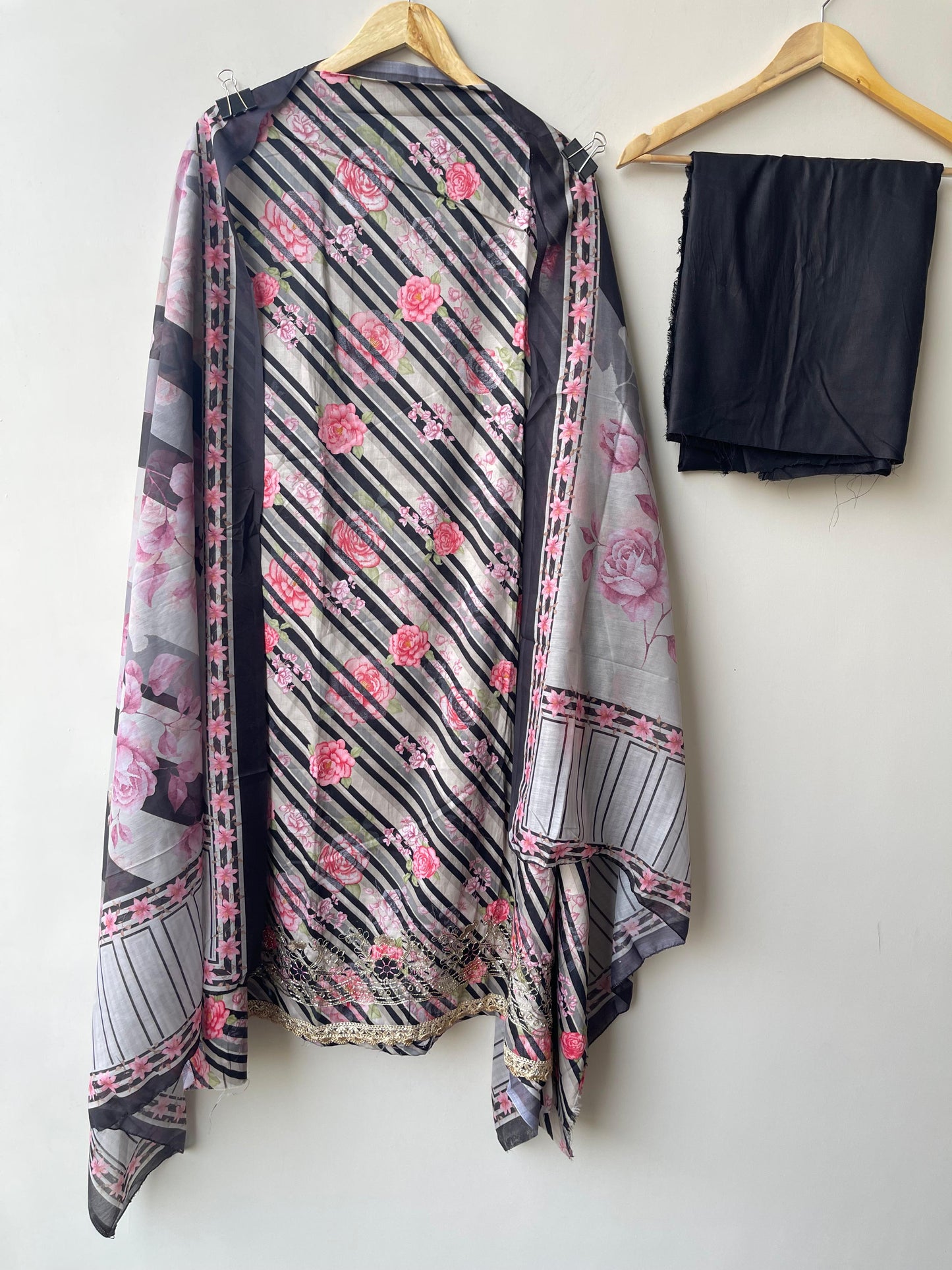 Self Cotton Printed Unstitched Ladies Suit RC-18868 – view 4