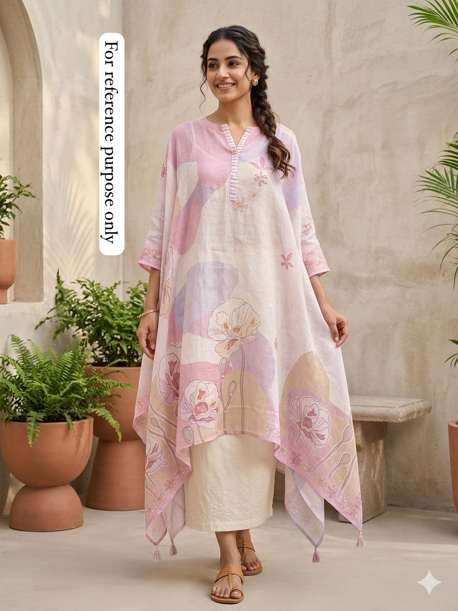Linen Printed Unstitched Ladies Suit RC-18653 – view 4