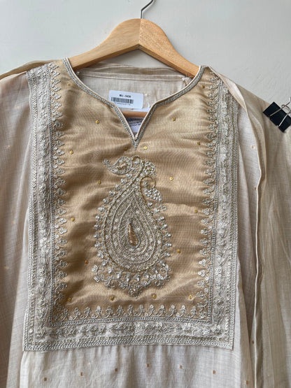 Banarasi mul linen unstitched ladies suit Rc18966