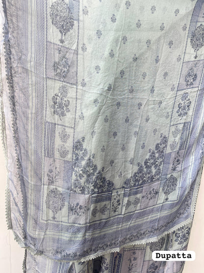 Organza Tuile printed ladies unstitched suit Rc19344