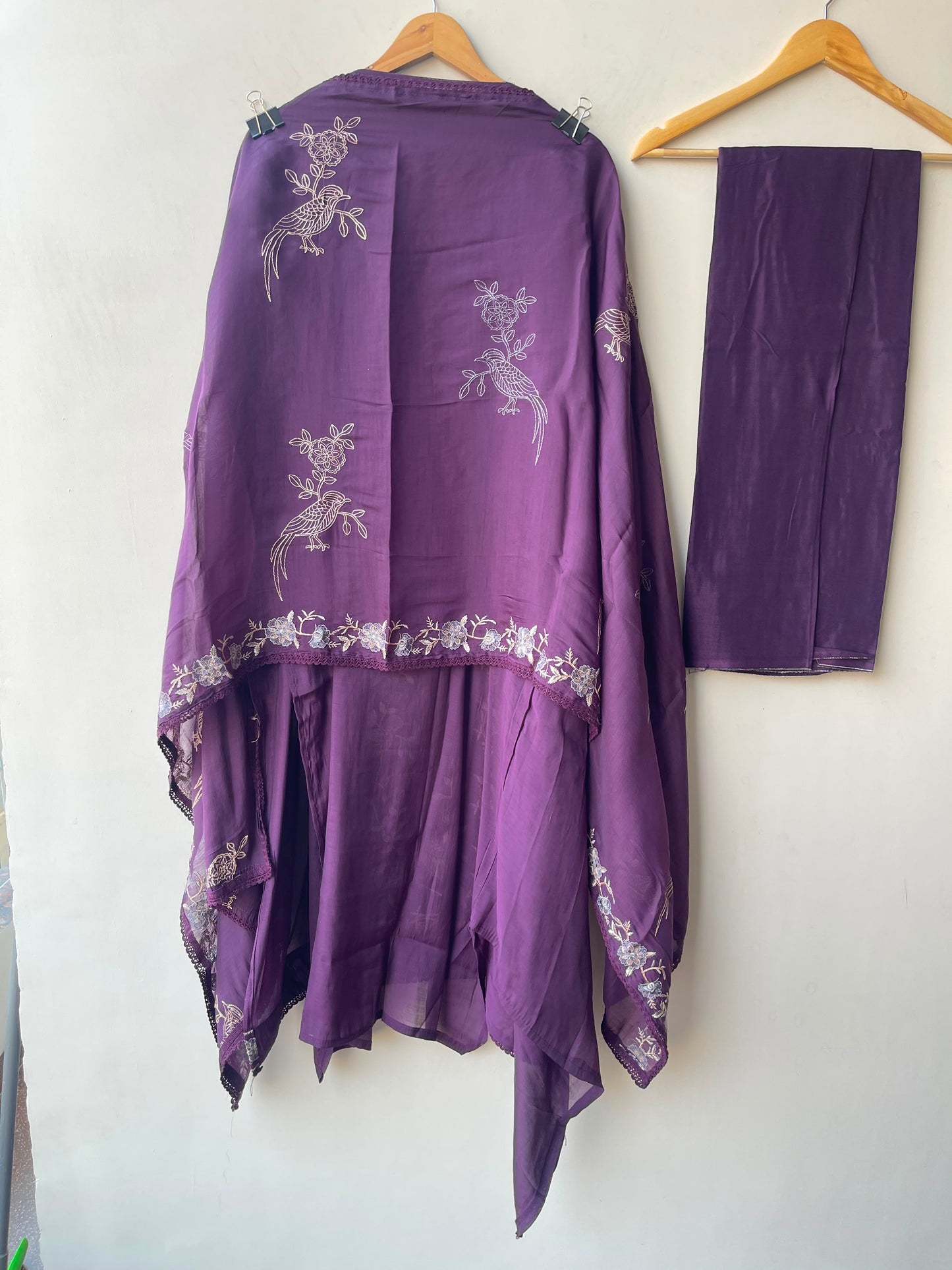 Mul chanderi unstitched ladies suit Rc19167