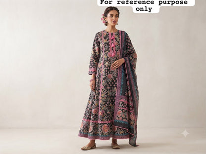 Cotton printed unstitched ladies suit Rc19129 (b)