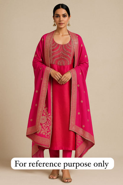 Shimmer silk unstitched ladies suit Rc17789 (b)