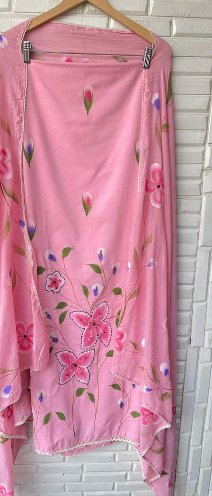 Cotton unstitched ladies suit Rc16673