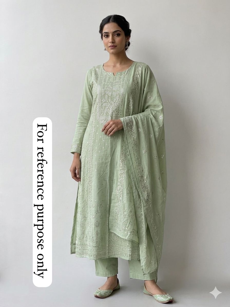 Mul Chanderi Unstitched Ladies Suit RC18639 (c) – view 2