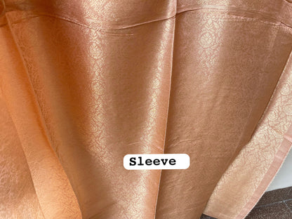 Self Giraffe Silk Weaving Unstitched Designer Suit Set