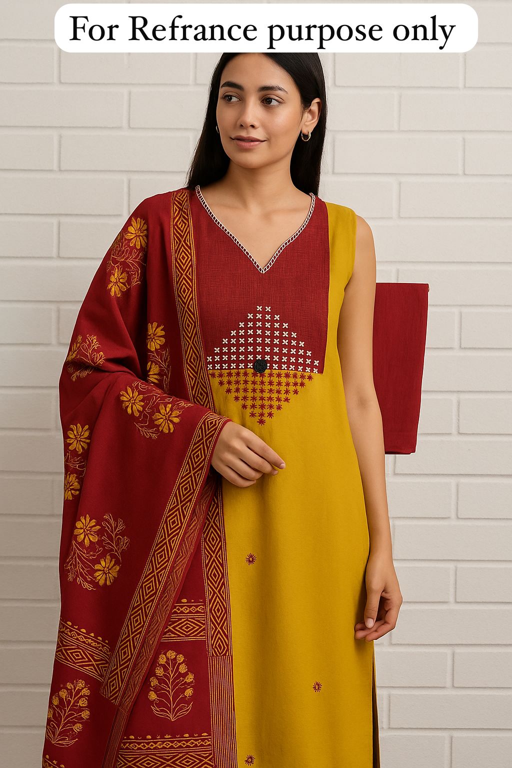 Pure cotton unstitched ladies suit Rc17745 (a)