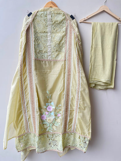 Mul chanderi unstitched ladies suit Rc18969 (b)